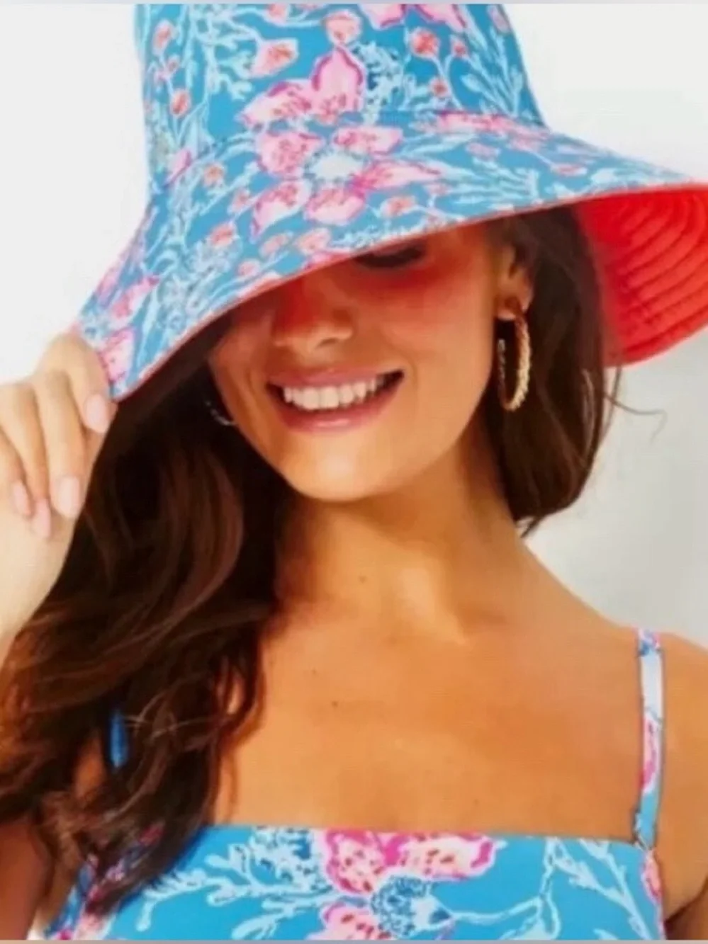 Lilly Pulitzer Reversible Sun Hat-NWT